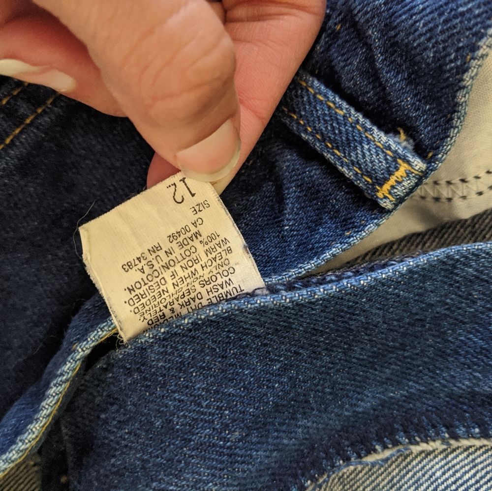 Vintage Lee's Denim Skirt FIRM - Picture 5 of 5